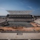 03.maio.2013 - Obras do estádio Itaquerão seguem nesta sexta-feira; estádio receberá abertura da Copa-2014 - Leandro Moraes/UOL