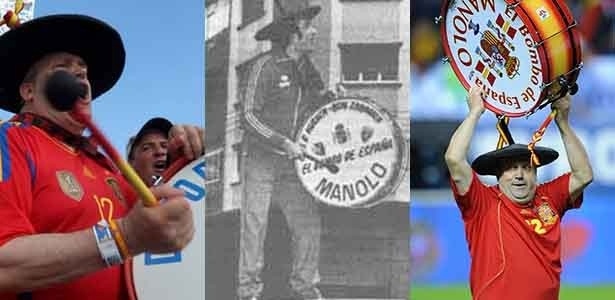 Espanhol Manolo do Bumbo é figurinha carimbada em Copas do Mundo desde 1982
