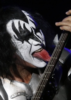 O baixista do Kiss, Gene Simmons - Reprodução