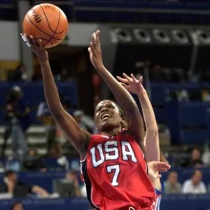 Sheryl Swoopes, jogadora de basquete - AFP PHOTO/TIMOTHY CLARY