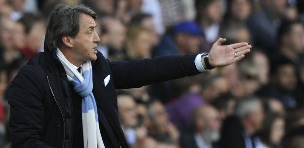 Roberto Mancini deixa o Manchester City após perder a Copa da Inglaterra - Rebecca Naden/REUTERS