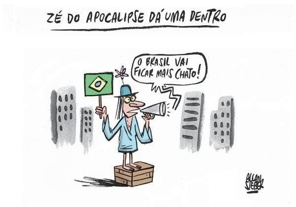 A exposição "Fala, Panga!", organizada em 2010 pelo cartunista Orlando Pedroso para homenagear Glauco Villas Boas, conta com 28 imagens de artistas e amigos do cartunista morto no mesmo ano. No desenho acima, a homenagem de Allan Sieber - Allan Sieber