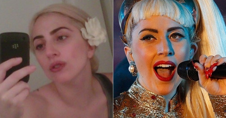 Famosa pelos figurinos inusitados e por maquiagens fortes, Lady Gaga surpreendeu ao postar uma foto totalmente sem maquigem no seu Instagram