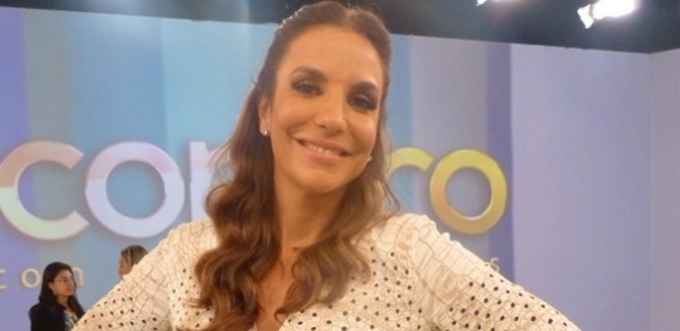 Ivete Sangalo no programa "Encontro Com Fátima Bernardes"