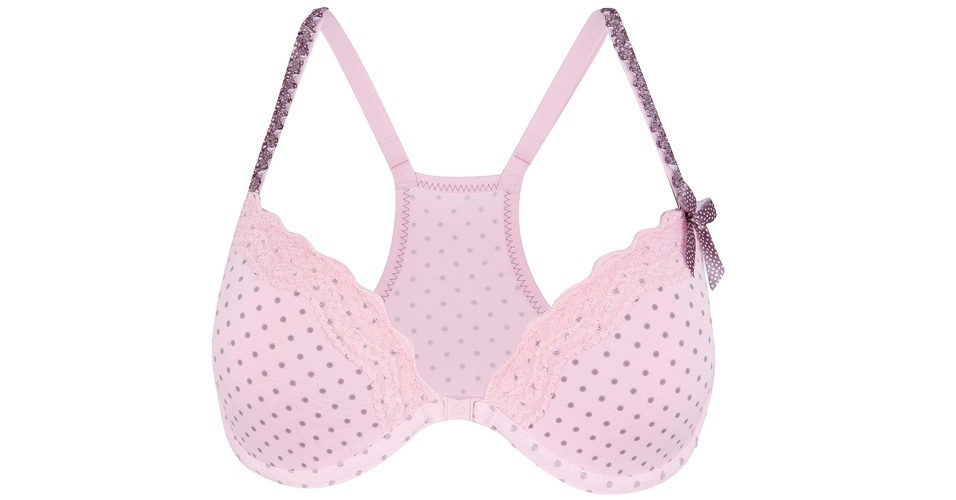 Sutiã com enchimento e alças estilo nadador; R$ 25,90, da Renner - Divulgação