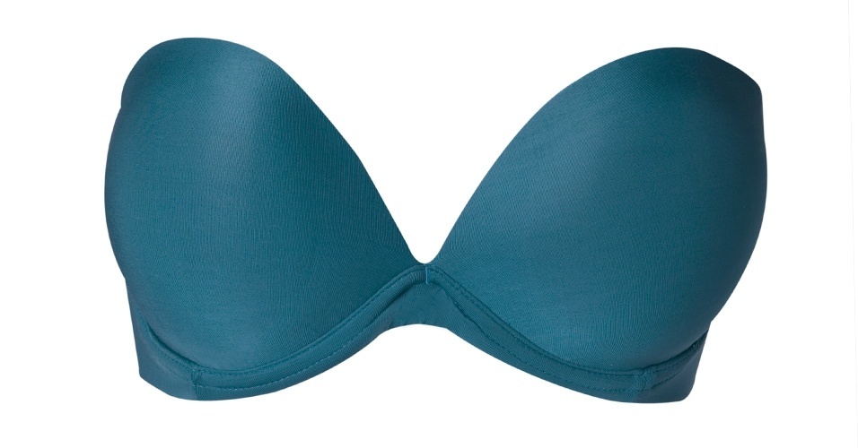 Sutiã de poliamida e elastano sem alças, da linha Top Miracle; R$ 140, da Darling - Divulgação