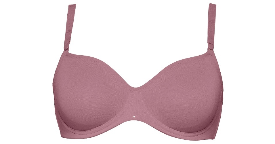 Sutiã em microfibra com bojo e alças reguláveis, da linha Reducer; R$ 100, da Liz - Divulgação