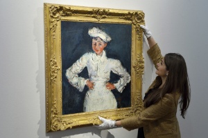 "O Mestre-pasteleiro", do pintor francês Chaïm Soutine, foi arrematada por US$ 18 milhões - Justin Lane/EFE