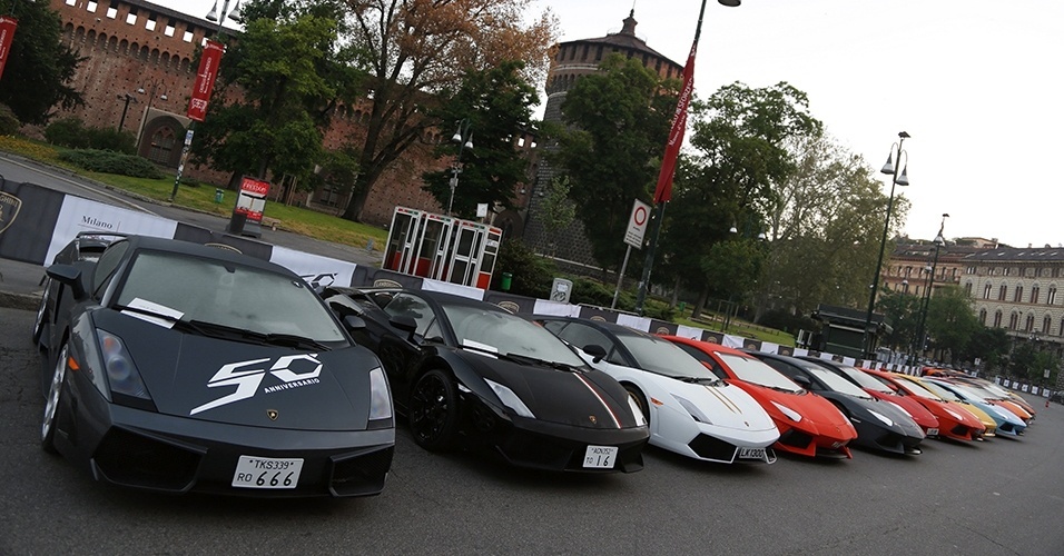 Encontro celebra os 50 anos da Lamborghini - Divulgação