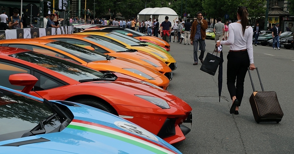 Encontro celebra os 50 anos da Lamborghini - Divulgação