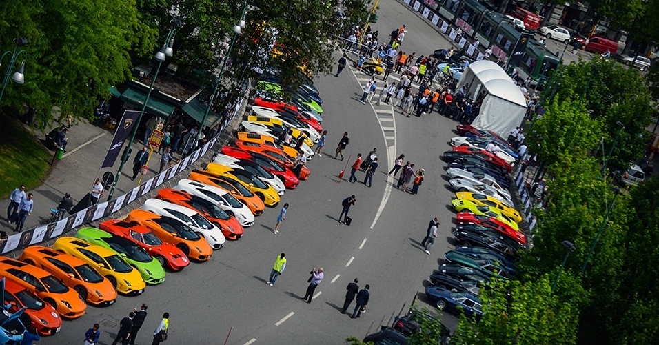 Encontro celebra os 50 anos da Lamborghini - Divulgação