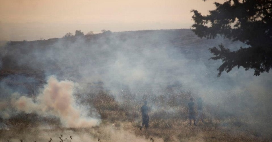 Exército israelense bombardeia a escola onde o lançamento estava sendo feito - Oren Ziv/Activestills.org