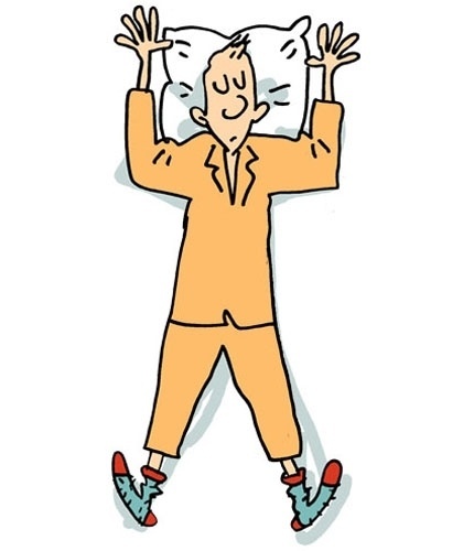 Barriga para cima e os braços abertos - Orlando/UOL