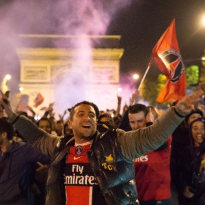 13.mai.2013-festa da torcida do PSG - Bertrand Langlois/AFP