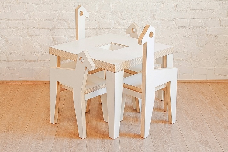 Da Ameise Design (www.ameisedesign.com.br), a mesa sai por R$750 na Feira Infantil Baby Bum - Divulgação