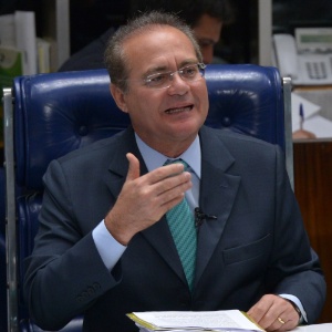 O senador Renan Calheiros, presidente do Senado, assume a Presidência da República com as viagens internacionais de Dilma, Temer e Henrique Alves - Wilson Dias/Agência Brasil