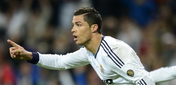 Cristiano Ronaldo comemora gol pelo Real Madrid - AFP PHOTO / JAVIER SORIANO