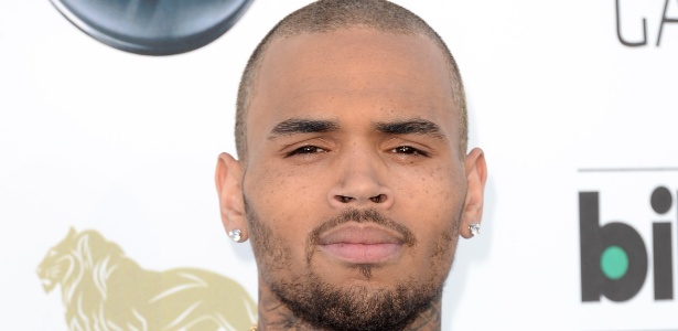 O cantor Chris Brown no Billlboard Awards 2013, em Las Vegas