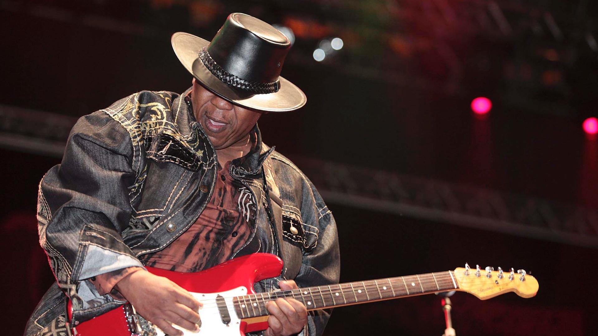 19.mai.2013 - Show de George Clinton no Palco Júlio Prestes durante a 9ª edição da Virada Cultural em São Paulo - Rogério Cassimiro/UOL