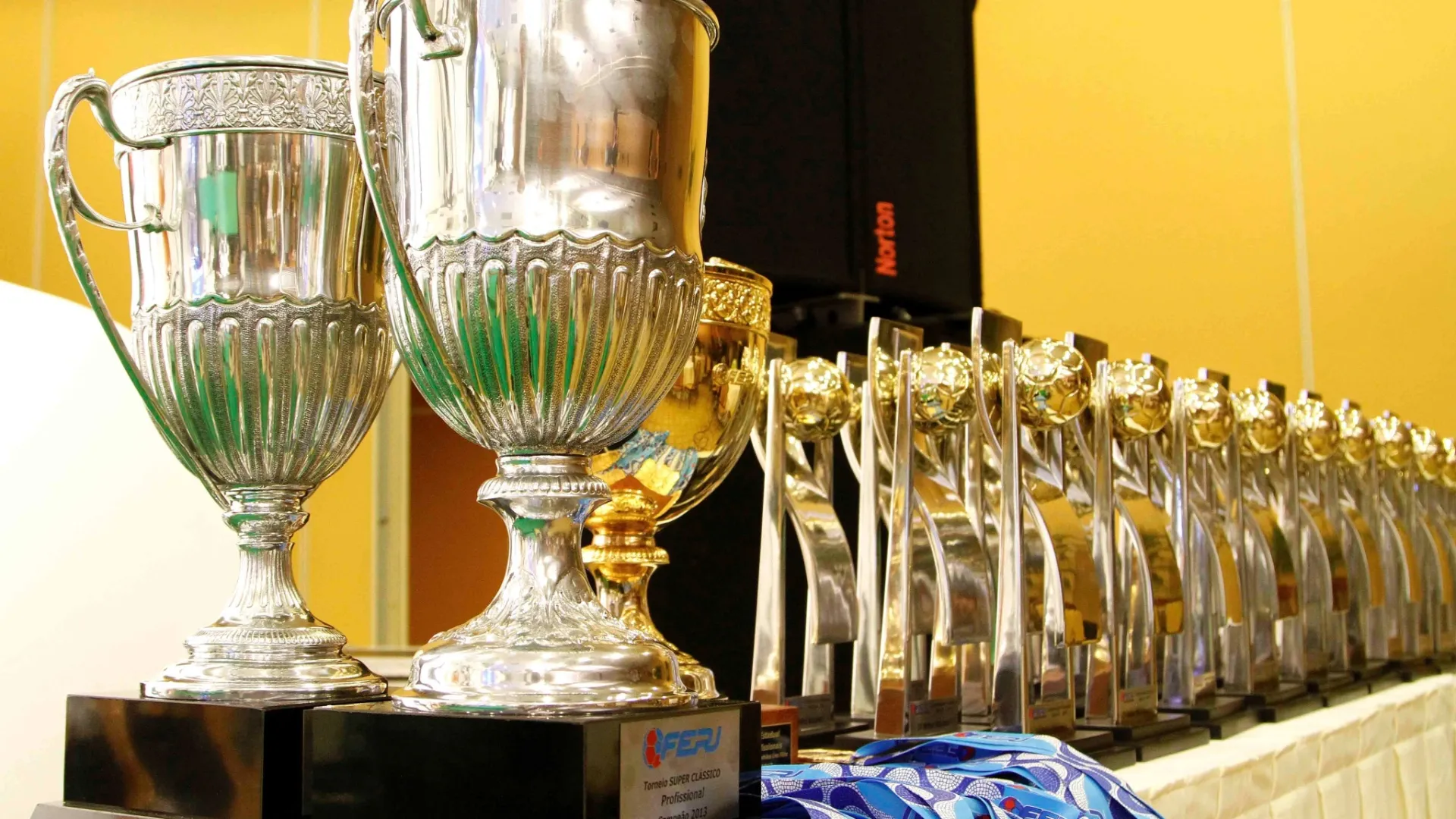 20.mai.2013 - Na festa do Campeonato Carioca, a Federação de Futebol do Estado do Rio de Janeiro (Ferj) vai premiar os melhores atletas do torneio, o craque e a revelação, além de formar a seleção do Carioca 2013 - Marcelo de Jesus/UOL