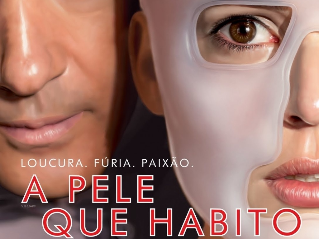 "A Pele que Habito" (concorreu à Palma de Ouro em 2011) - Esse médico desastrado queria inventar uma pele artificial. Mas um contratempo com sua filha vai fazer esse maluco experimento tomar um rumo alucinante. Prepare-se para muita confusão e aventura com Antonio Banderas em "A Pele Que Habito" - Divulgação