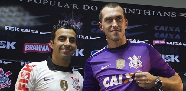 Volante Maldonado e goleiro Walter são apresentados como reforços do Corinthians  - Daniel Augusto Jr./Ag. Corinthians