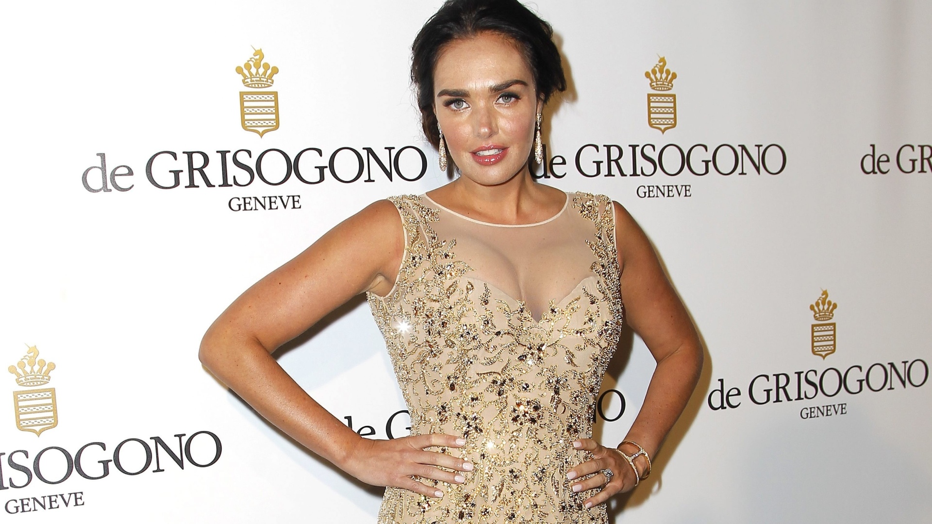 21.mai.2013 - Tamara Ecclestone, filha do chefão da Fórmula 1 Bernie Ecclestone, prestigia evento da joalheria De Grisogono na cidade francesa de Antibes, vizinha a Cannes - EFE/SEBASTIEN NOGIER