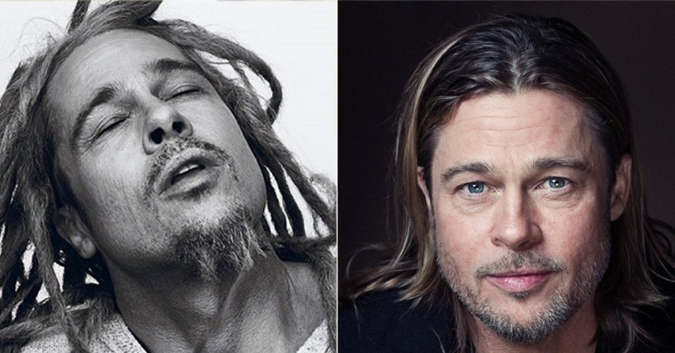 Fotografado por Steven Klein, o ator Brad Pitt interpretou vários tipos de homens para um ensaio da revista "Interview", em 2012