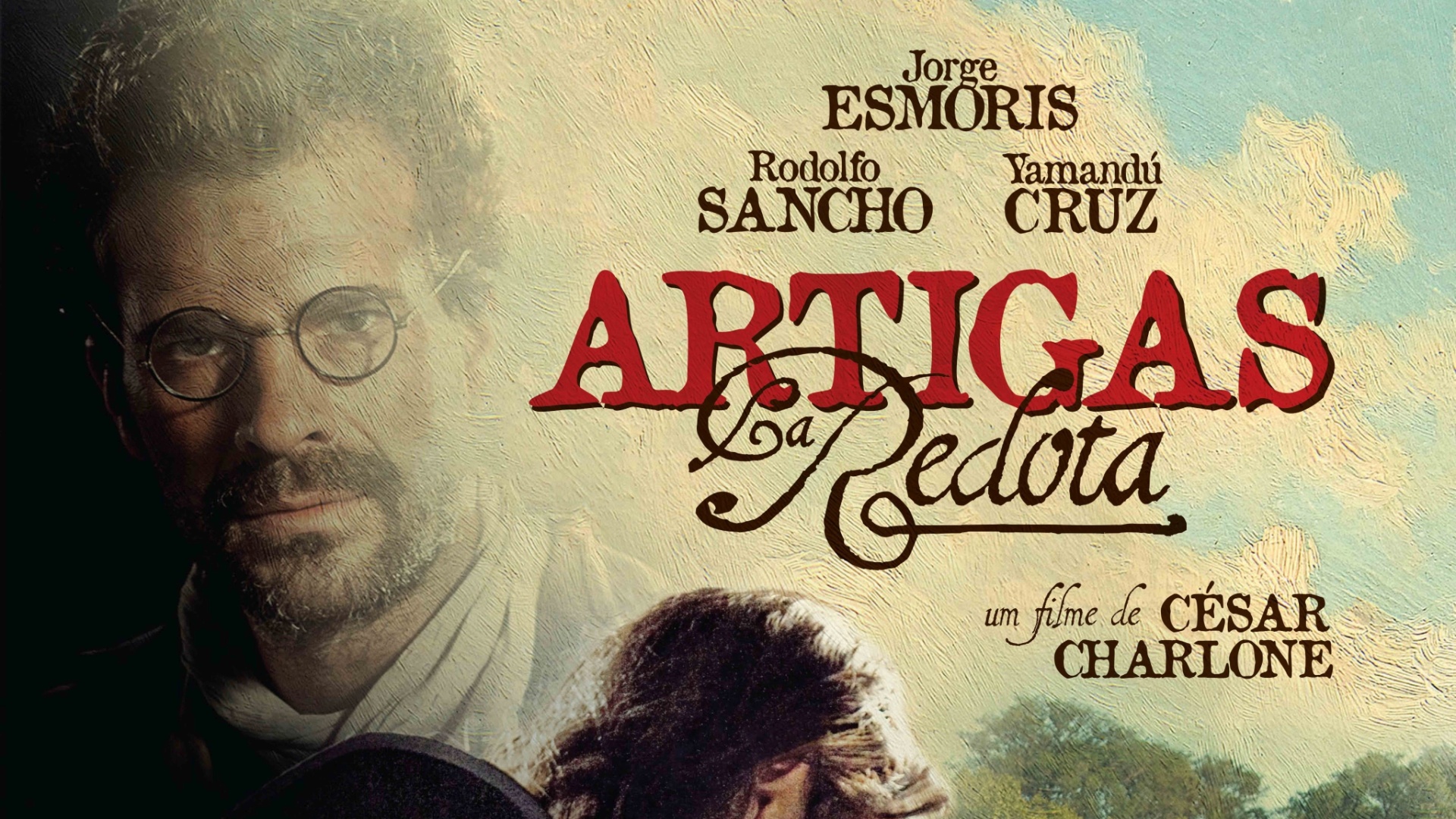 Cartaz oficial em português do filme "Artigas - La Redota", de César Charlone - pôster nacional - Divulgação / Panda Filmes