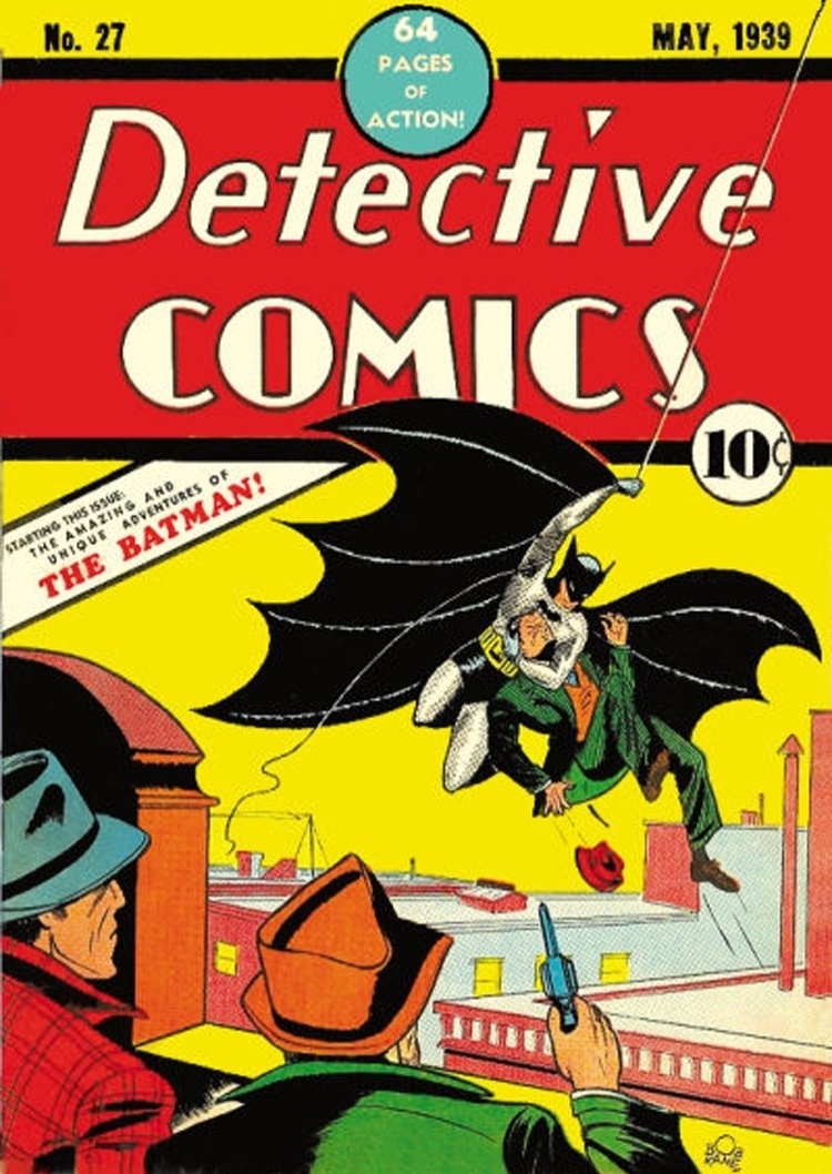 "Detective Comics # 27" - Avaliada em US$ 2,230 milhões é a revista que apresenta Batman ao público pela primeira vez - Divulgação