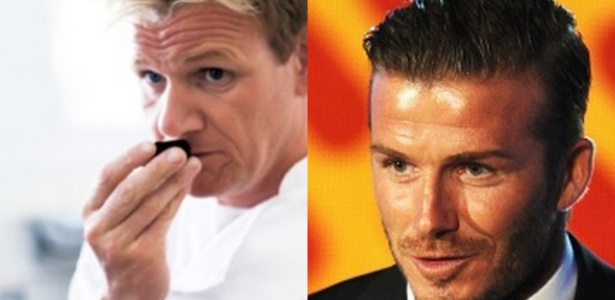 O chef escocês Gordon Ramsay: nova casa será segunda empreitada com David Beckham - Montagem