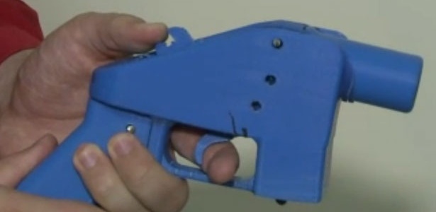 Armas criadas usando impressora 3D - AFP