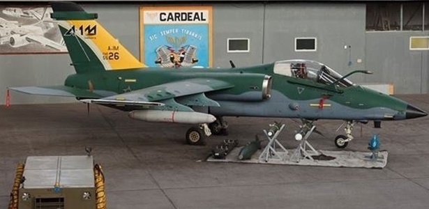 Caça A-1 modernizado (A-1M) foi entregue à FAB (Força Aérea Brasileira) pela Embraer Defesa & Segurança na manhã desta terça-feira (3)
