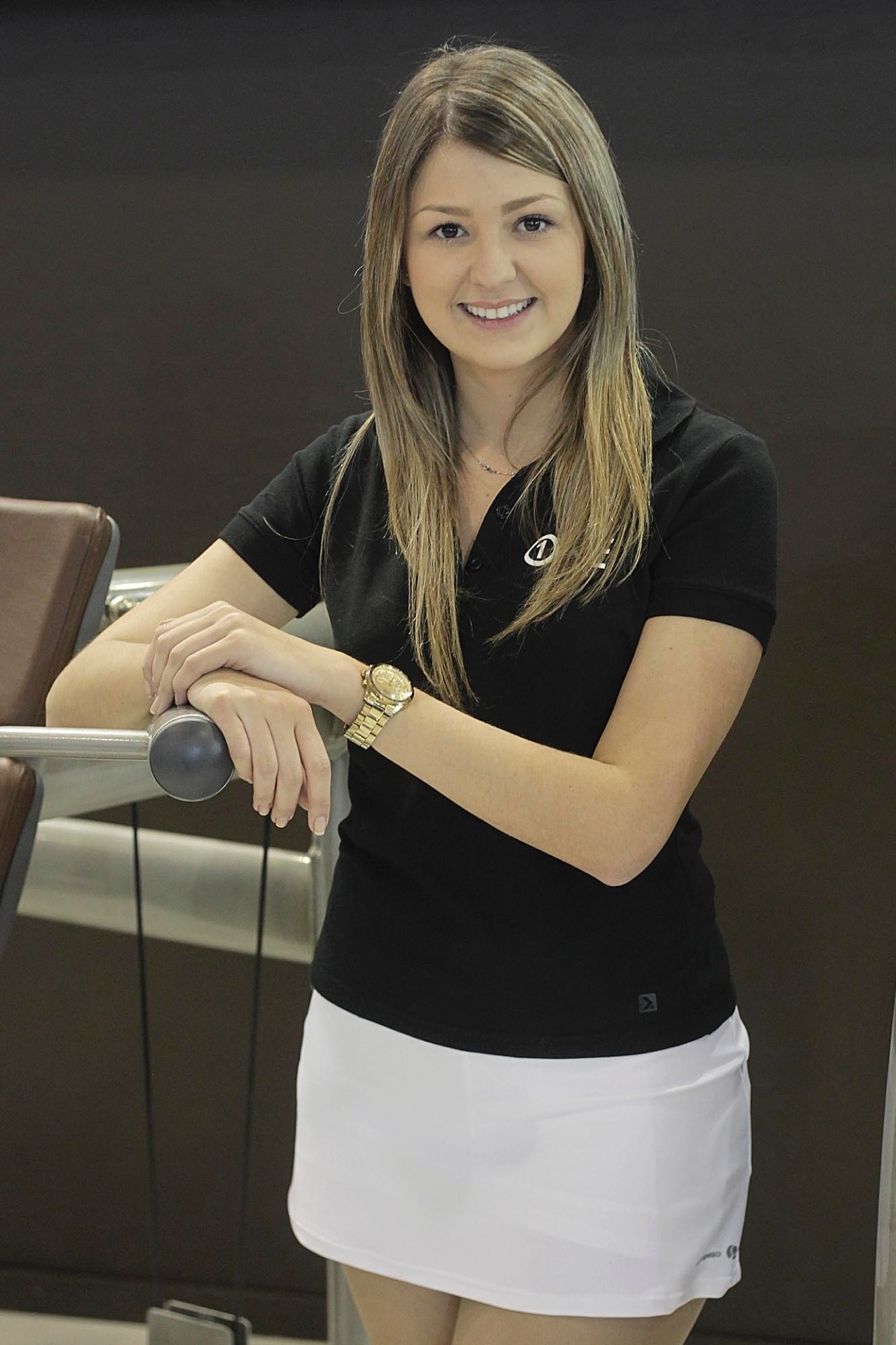 5.set.2013 - Gata da feira Fitness Brasil - Reinaldo Canato/UOL