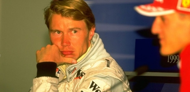 Hakkinen foi um dos grandes rivais de Schumacher na Fórmula 1 - Michael Cooper /Allsport 