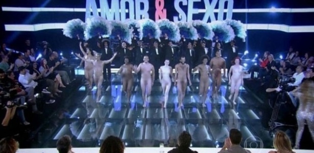 Figurantes entram nus na abertura da última temporada de "Amor e Sexo" - Reprodução/TV Globo