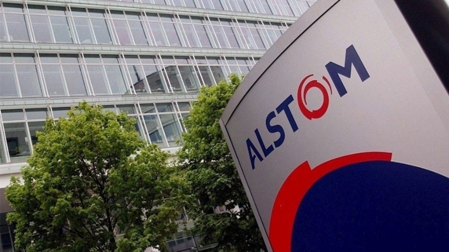 Frente da sede da Alstom na Suíça, empresa envolvida em denúncias no estado de São Paulo - Efe