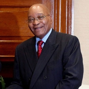 Zuma é candidato à reeleição na África do Sul - Paballo Thekis/ AFP 