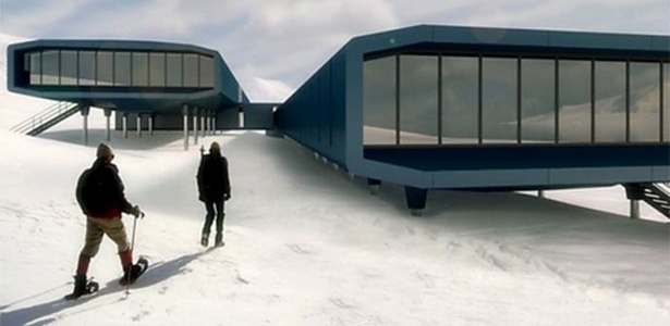 Novo projeto da Estação Antártica Comandante Ferraz, que foi destruída por um incêndio em 2012 - Divulgação