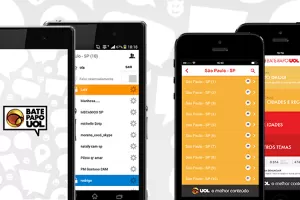 Bate-papo UOL chega ao celular - Arte UOL
