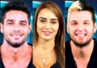 Diego, Letícia e Cássio formam o 9º paredão do "BBB14". Quem deve sair? - Montagem UOL