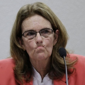 No Senado, Graça Foster, presidente da Petrobras, defende Dilma em compra de refinaria nos EUA - Ueslei Marcelino - 15.abr.2014/Reuters