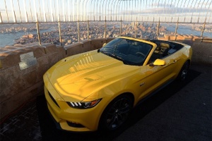 Mustang 2015 no Empire State Building - Emmanuel Dunand/AFP - Emmanuel Dunand/AFP