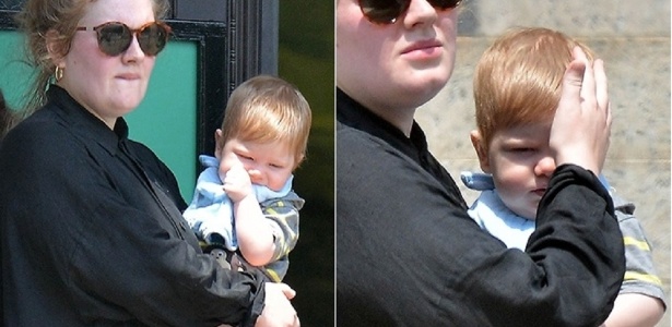 Adele e o filho Angelo em foto de 2014 - Grosby Group