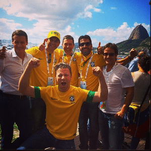 Foto postada pelo chef Jamie Oliver nas redes sociais, na final da Copa do Mundo - Divulgação/instagram.com/jamieoliver