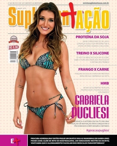 Gabriela Pugliesi - blogueira - capa da Suplementação de agosto - Michel Cutaith/Divulgação Suplementação
