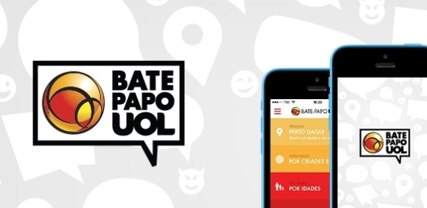 O app Bate-papo UOL é integrado com a web e acha pessoas próximas a você com privacidade e segurança