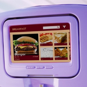 Protótipo do programa Sky Kitchen, que pretende usar impressoras 3D para fazer comida a bordo de aviões - Divulgação