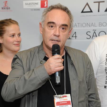 Chef catalão Ferran Adrià no Mesa SP, edição de 2014 - Adriano Bellagente/Divulgação