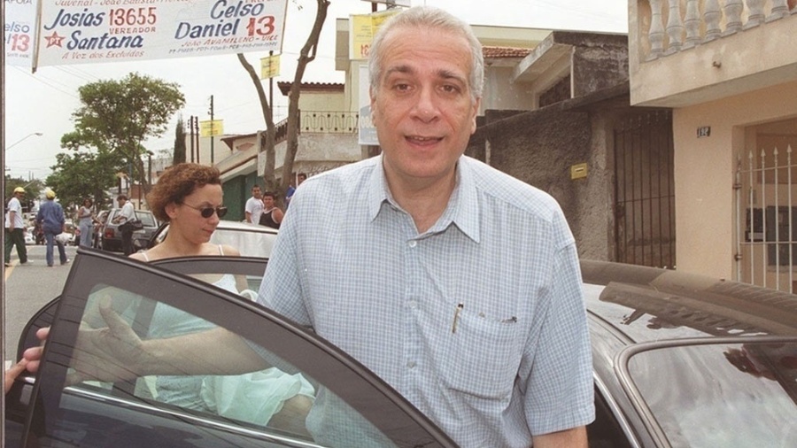 O prefeito de Santo André Celso Daniel, morto em 2002 - Diário do Grande ABC